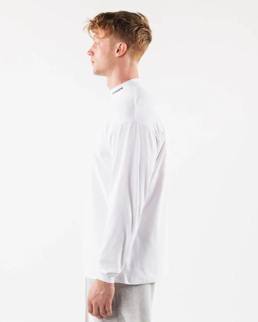 Brushed Core Mock Neck LS