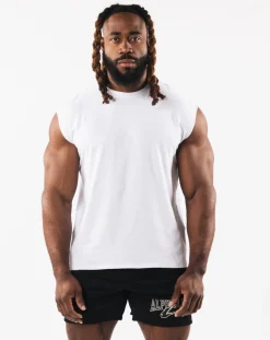 Brushed Wolf Head Muscle Tank