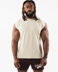 Brushed Wolf Head Muscle Tank