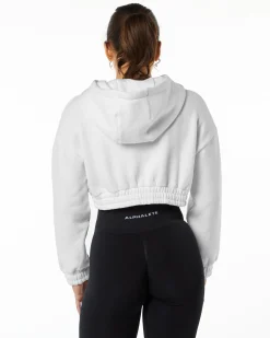 Classic Capital Crop Hoodie