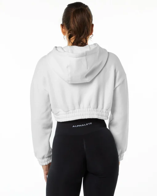 Classic Capital Crop Hoodie