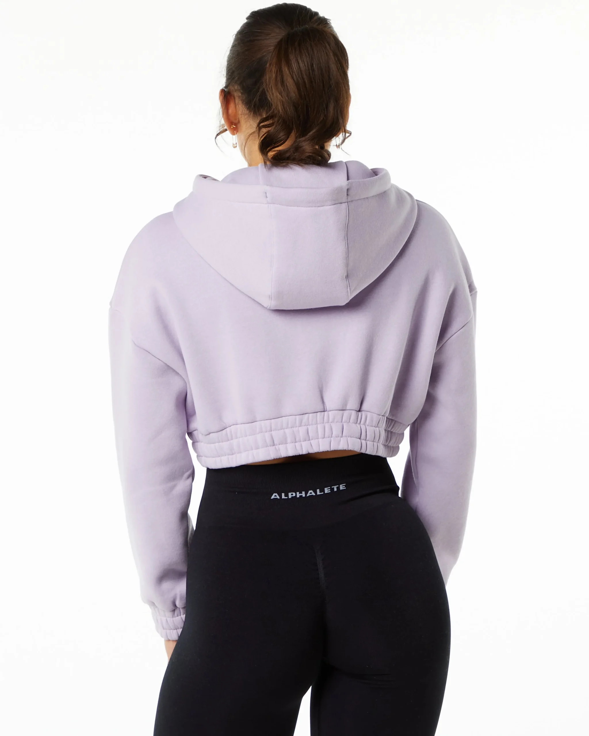Classic Capital Crop Hoodie
