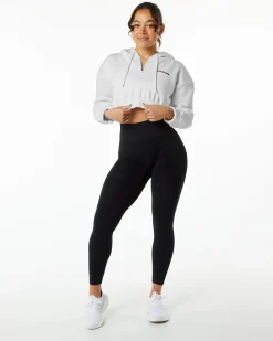 Classic Capital Crop Hoodie