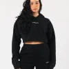 King Crop Hoodie