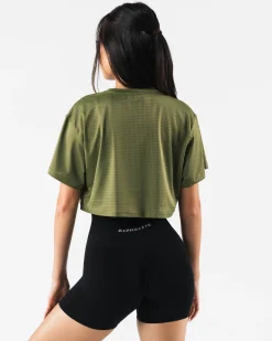 Margo Mesh Crop Tee