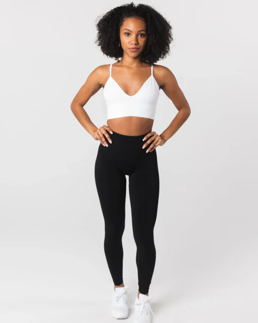 Seamless Ribbed Bra