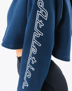 Trilogy Crop Hoodie